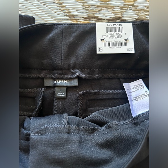 ALFANI WOMEN’S TROUSER PANTS. Size 2. NWT - Picture 10 of 12